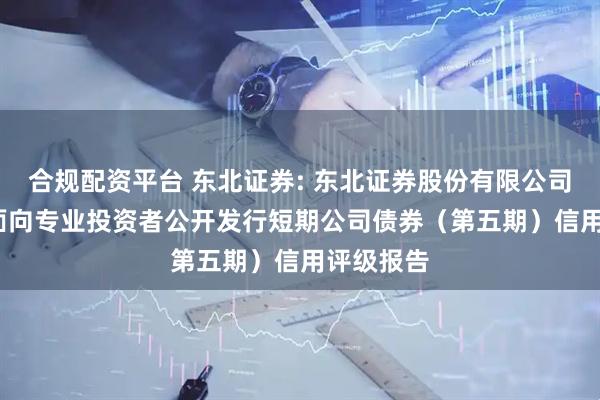 合规配资平台 东北证券: 东北证券股份有限公司2025年面向专业投资者公开发行短期公司债券（第五期）信用评级报告
